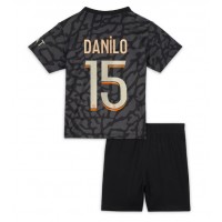Paris Saint-Germain Danilo Pereira #15 Tretí Detský futbalový dres 2023-24 Krátky Rukáv (+ trenírky)